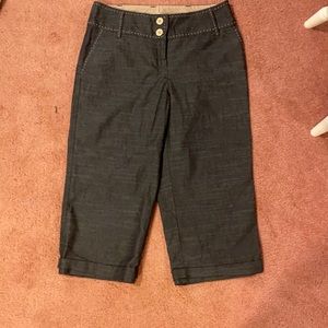 Christopher and banks dark grey dress capris